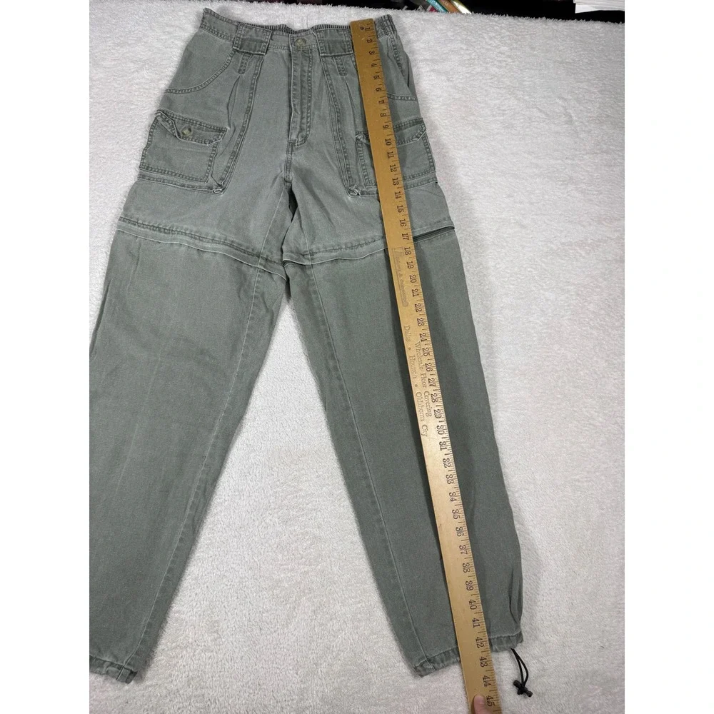 RedHead Convertible Cargo Pants Mens 32x33 Green Good Zip Off Utility Gorpcore